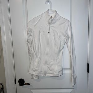 A white Lululemon align jacket, size 4